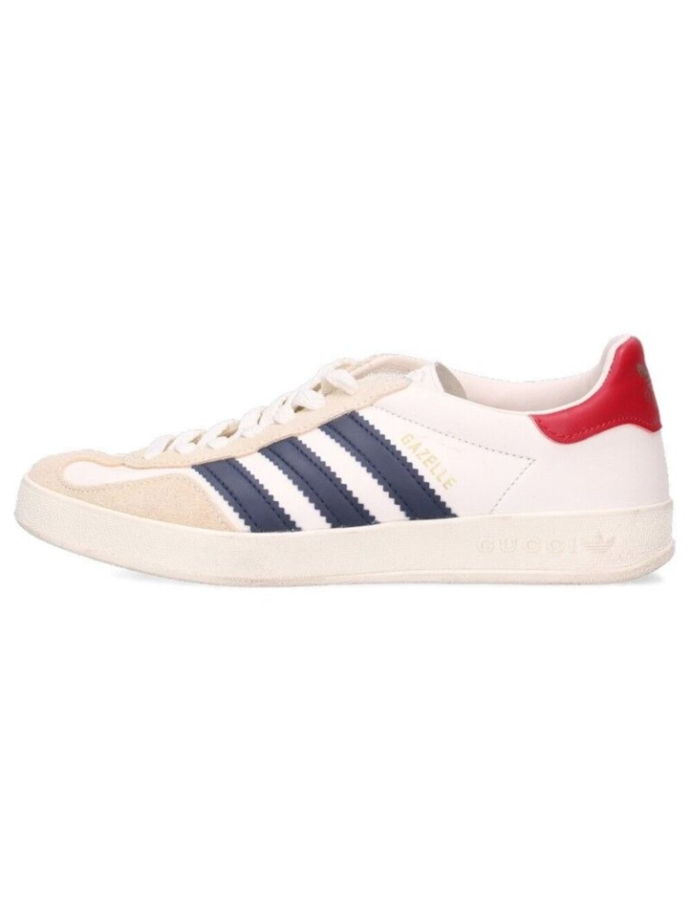 Gucci Wmns Gazelle Sideline Low-Cut Leather Sneakers